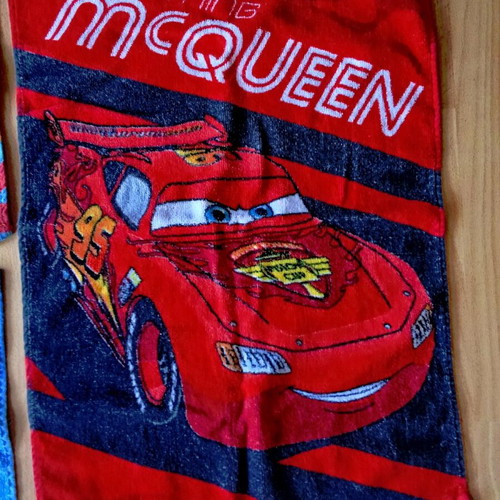 Children's towels used for hands and kindergarten McQueen