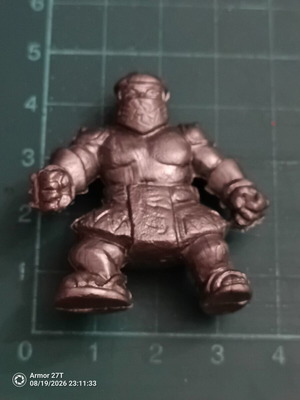 Vandalus figure from Exogini series, vintage 1980s-1990s miniature