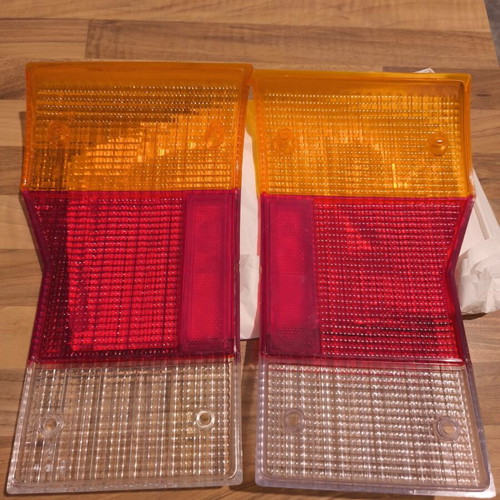 Autobianchi A112 Rear Headlight Crystals New Pair