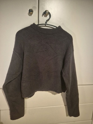 Zara women's sweater dark purple like new, size M