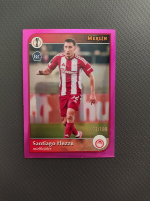 Topps Merlin Santiago Hezze /199 κάρτα rookie