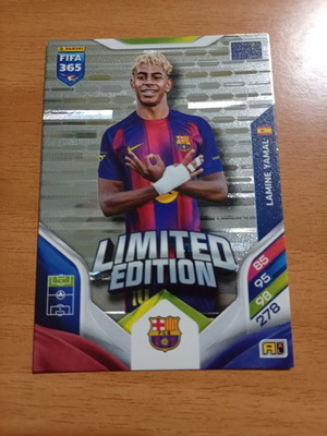 Panini FIFA 365 Adrenalyn XL 2026 Limited Edition Lamine Yamal μικρό μέγεθος