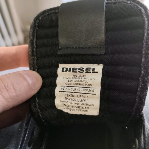 Diesel men's boot like new, size 40