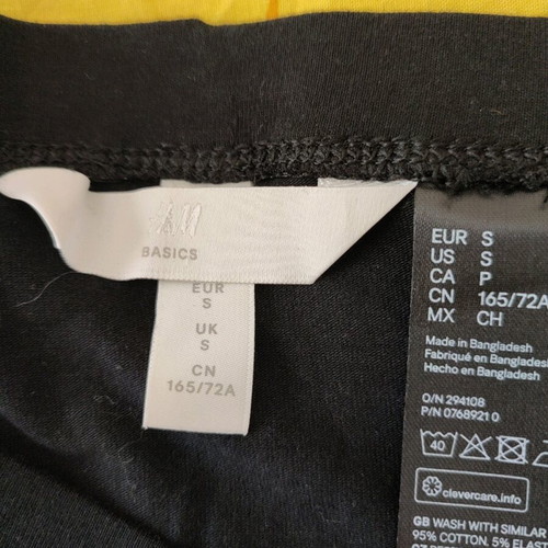 Mini skirt H&M small new black