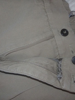 Zara casual pants size S like new, beige-olive