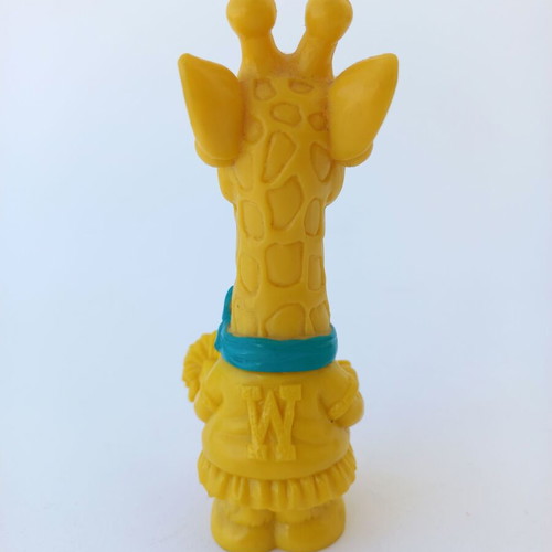 Collectible giraffe cheerleader pen figure Wendy's used, 1992-1995