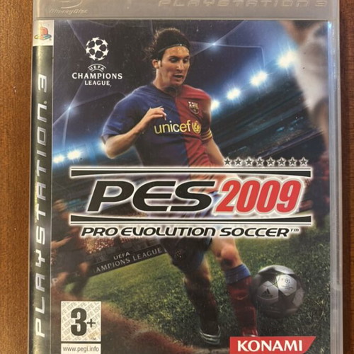 PES 2009 Pro Evolution Soccer PS3 used, sports game