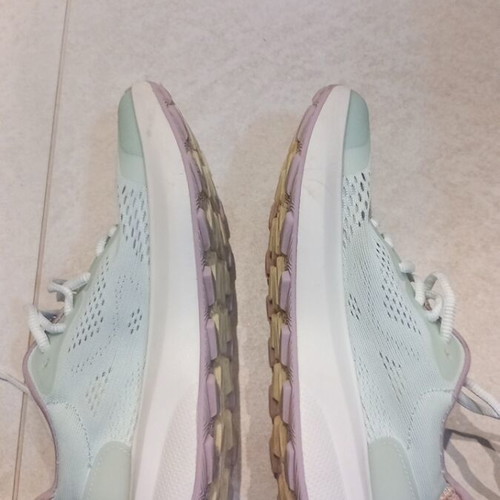 Girls' athletic shoes used size 35 multicolor
