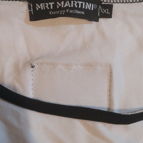 Martini XL white long-sleeve shirt like new, cotton blend