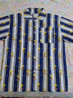 Warner Bros. Vintage 2001 Looney Tunes Cotton Shirt Pajama Brand New
