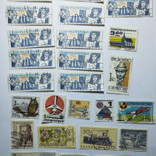 Τσεχοσλοβακία 42 γραμματόσημα από το 1955 και μετά