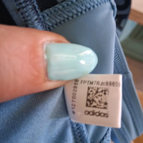 Adidas bra gm2468 like new, blue, size D 42