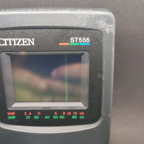 Citizen ST555 portable pocket TV used vintage