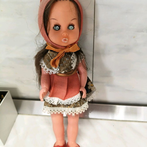 Vintage doll Little Red Riding Hood 30cm like new