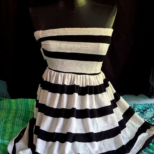 Tally Weijl strapless summer dress, size XS (34)