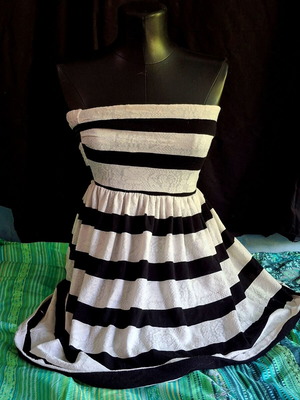 Tally Weijl strapless summer dress, size XS (34)
