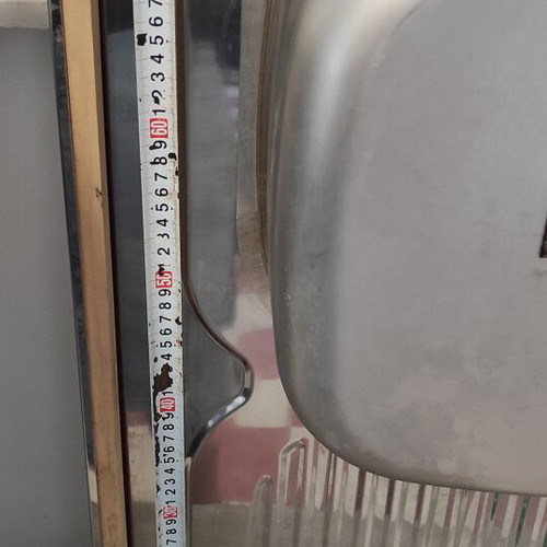 Kitchen sink like new 80x60 cm with 16 cm basin depth