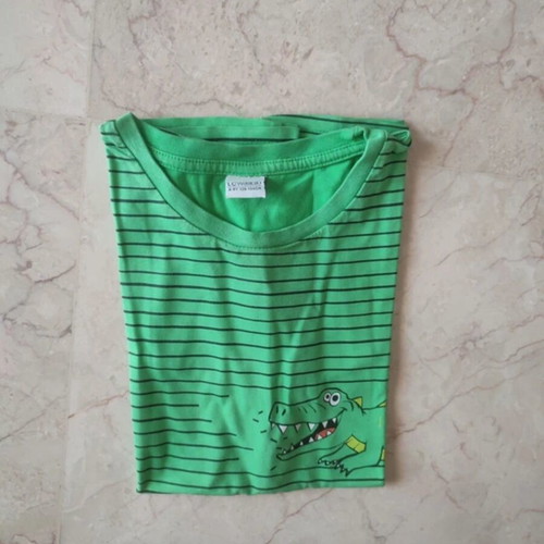 LC Waikiki T-shirt 8-9Y with crocodile design, cotton