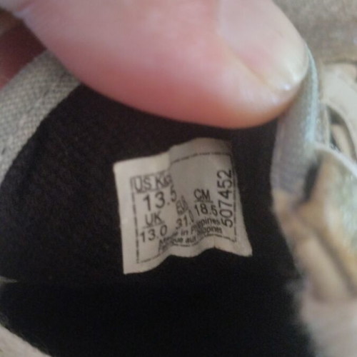 Vans shoes like new, size 31, black and grey