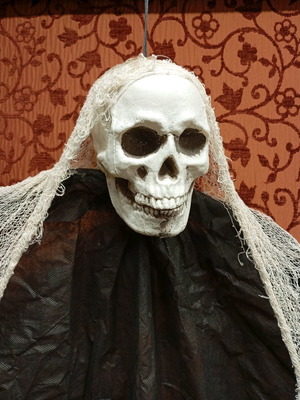 Halloween διακοσμητικό για τοίχο ή πόρτα, ύψος 1,80 μ., σαν καινούργιο