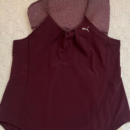 Puma women's sports tank top new, purple, size XL