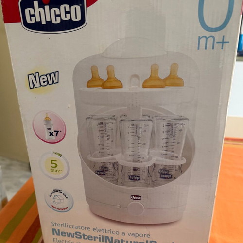 Chicco NewSterilNaturalBasic electric steam sterilizer like new
