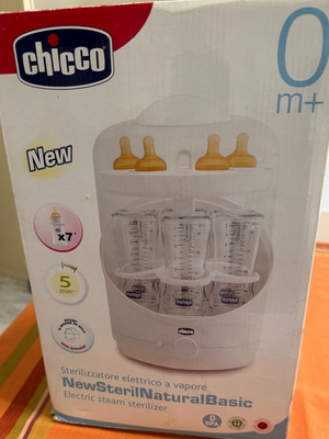 Chicco NewSterilNaturalBasic electric steam sterilizer like new
