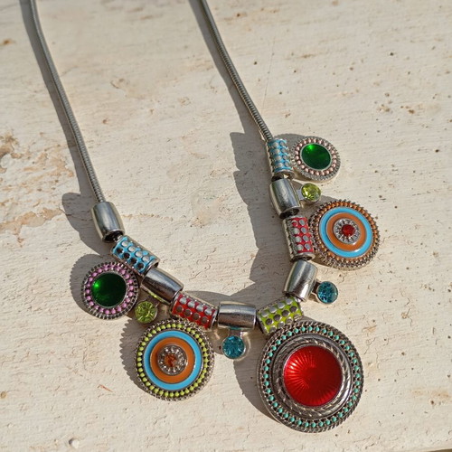 Vintage colorful necklace