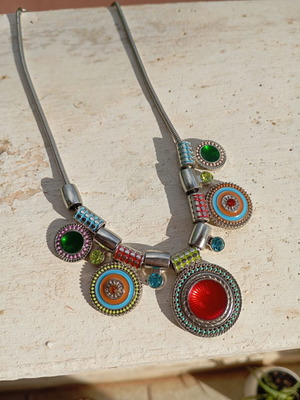 Vintage colorful necklace