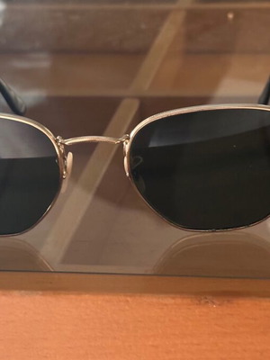 Rayban hexagon γυαλιά ηλίου, μεγάλο μέγεθος, μαύροι φακοί