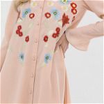 ASOS swing μίνι ροζ φόρεμα Small- Medium