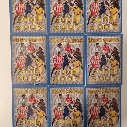 Europe's Champions 2006-2007 cards set used