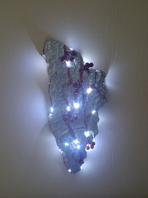 Christmas Wall Panel with LED Lighting, New
