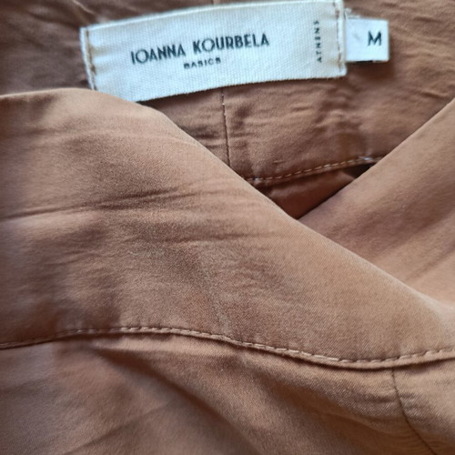 Ioanna Kourbela elegant trousers used, size M, beige and brown