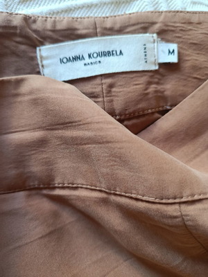 Ioanna Kourbela elegant trousers used, size M, beige and brown