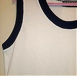  Μπλούζα αμάνικη σε ιβουάρ χρώμα με μαύρο, Νο 2