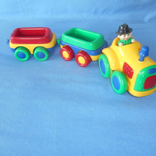 Jack Pot toy train used, length 40 centimeters