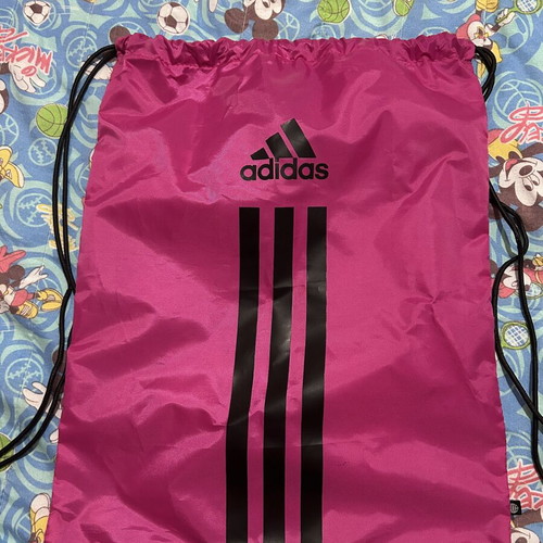 Adidas gym bag like new, pink, drawstring backpack