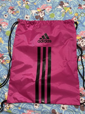 Adidas gym bag like new, pink, drawstring backpack