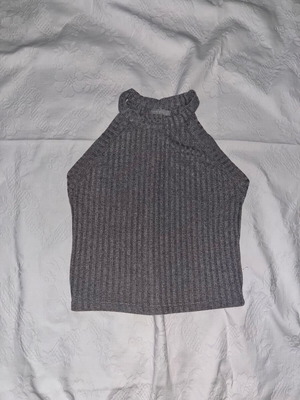 Bershka grey top like new, size M