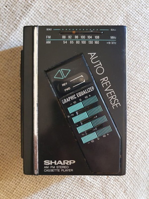 Sharp Radio Walkman JC-515 portable cassette player used, for repair