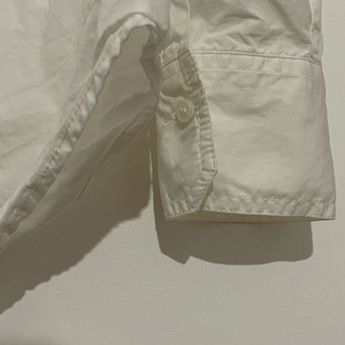 White cotton Zara oversized shirt new, size S