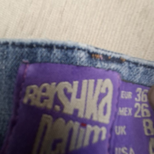 Bershka short blue denim shorts