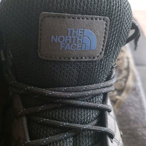 The North Face women's hiking shoes size 37.5 like new, waterproof black and gray