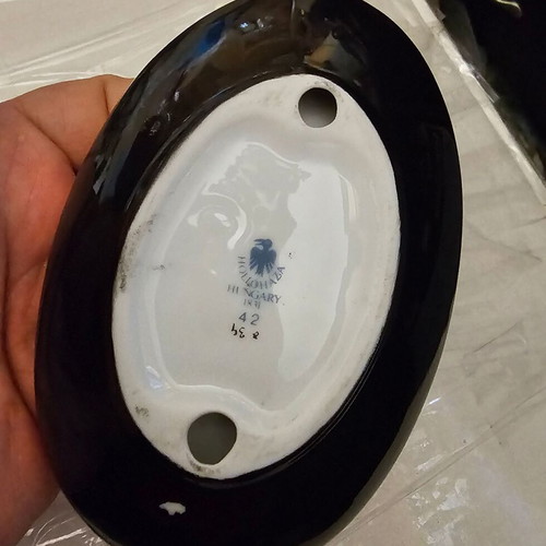 Τασάκι Hollohaza ουγγρικής πορσελάνης μεταχειρισμένο, σχεδίαση Endre Szasz
