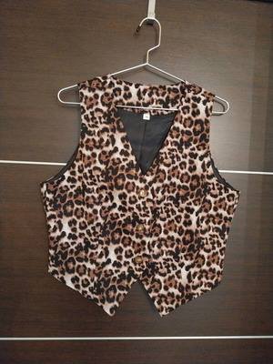 Women's vest with buttons new, size M