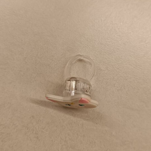 Cat ring with light, new, white