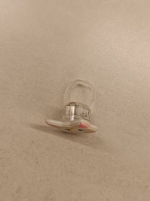 Cat ring with light, new, white