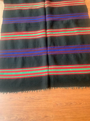 Wool handmade double rug new