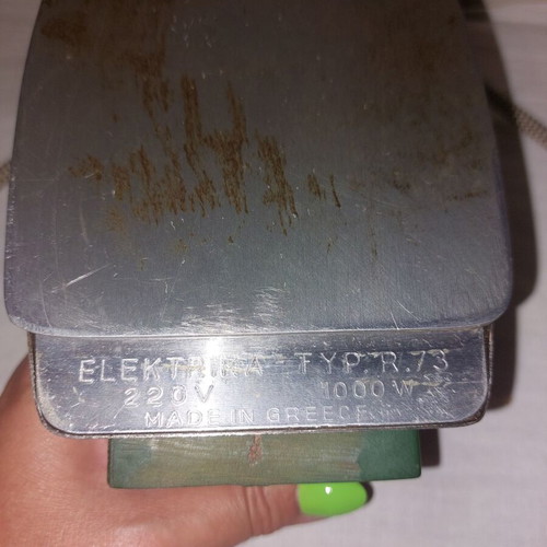 Elektrika Typ. R.73 electric iron used, Greek made